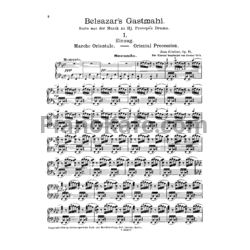Ноты Ян Сибелиус - Пир Валтасара (Op. 51). Переложение  R. Bridson - предпросмотр