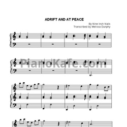 Ноты Nine Inch Nails - Adrift and at peace - предпросмотр