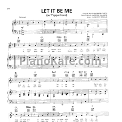 Ноты The Everly Brothers - Let it be me - предпросмотр