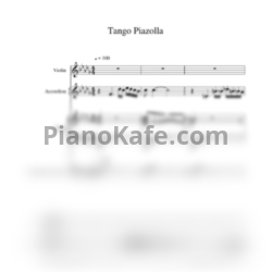 Ноты Astor Piazzolla - Jorge adios (Партитура) - предпросмотр