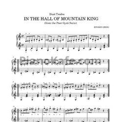 Ноты Эдвард Григ - В пещере горного короля (Дуэт 2 гитар). Соч. 46, №4 - предпросмотр