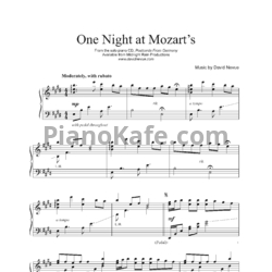 Ноты David Nevue - One night at Mozart's - предпросмотр