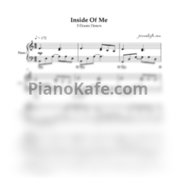 Ноты 3 doors down - Inside of me (Аккомпанемент) - предпросмотр