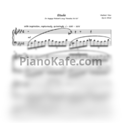 Ноты Vladimir Titov - Etude (Nanatsu No Ko, Autumn) Op.11 No.10 - предпросмотр