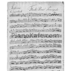 Ноты Франсуа Девьен - Концертная симфония ре мажор - предпросмотр