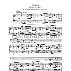 Ноты И. Бах - Кантата №7 "Christ unser Herr zum Jordan kam" (BWV 7) - предпросмотр