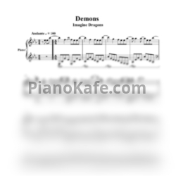 Ноты Imagine Dragons - Demons (Версия 4) - предпросмотр
