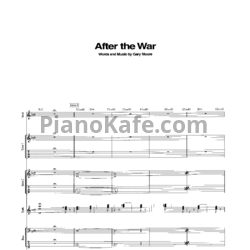 Ноты Gary Moore - After the war (Партитура) - предпросмотр