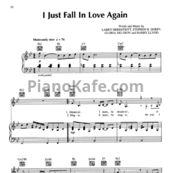 Ноты The Carpenters - I just fall in love again - предпросмотр