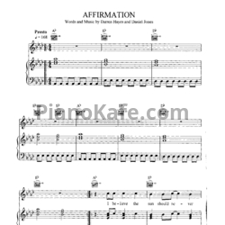 Ноты Savage Garden - Affirmation (Книга)