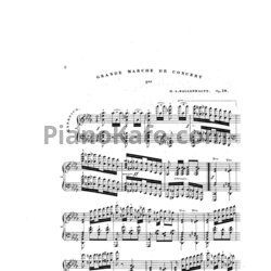 Ноты Герман Волленгаупт - Большой концертный марш (Соч. 19) - предпросмотр