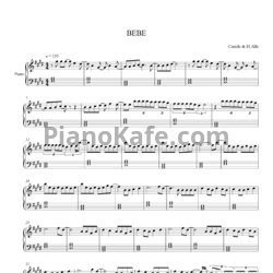 Ноты Camilo, El Alfa - Bebe