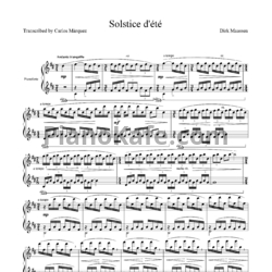 Ноты Dirk Maassen - Solstice d'eté - предпросмотр