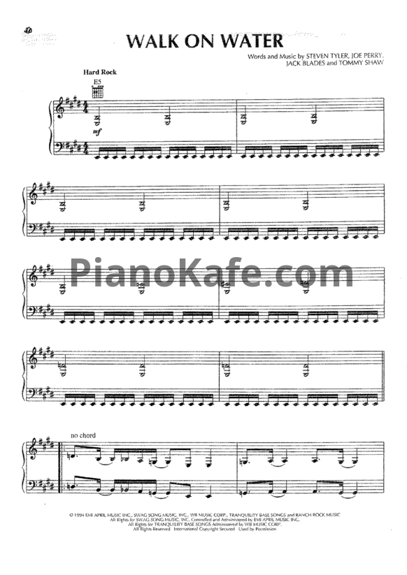 Ноты Aerosmith - Big ones (Книга нот) - PianoKafe.com
