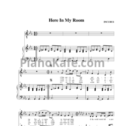 Ноты Incubus - Here in my room