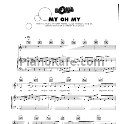 Ноты Aqua - My oh my