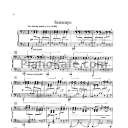 Ноты William Gillock - Seascape - предпросмотр