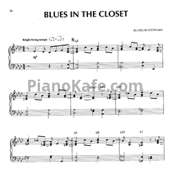 Ноты Oscar Pettiford - Blues in the closet