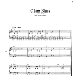Ноты Red Garland - C jam blues - предпросмотр