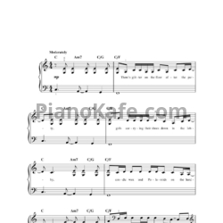 Ноты Taylor Swift - New Year's day (Версия 3) - предпросмотр