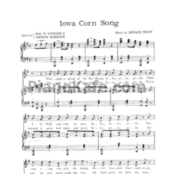Ноты Edward Riley - Iowa corn song - предпросмотр