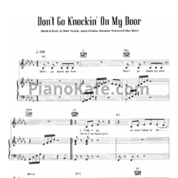 Ноты Britney Spears - Don’t Go Knockin on My Door - предпросмотр