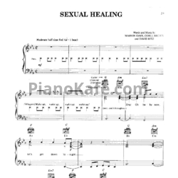 Ноты Marvin Gaye - Sexual healing (Piano solo)
