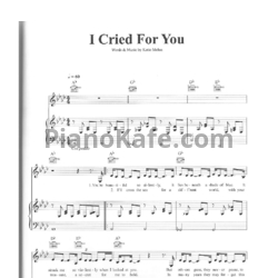 Ноты Katie Melua - I cried for you - предпросмотр