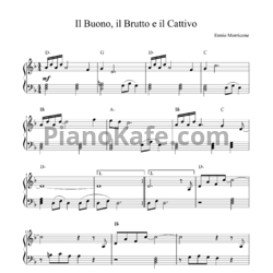 Ноты Ennio Morricone - Il buono, il brutto e il cattivo - предпросмотр