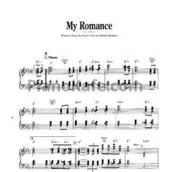 Ноты Red Garland - My romance (Piano solo)