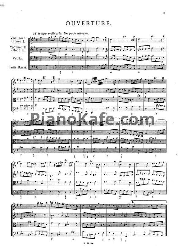 Ноты Георг Гендель - Серенада "Празднества на Парнасе" (HWV 73) - PianoKafe.com