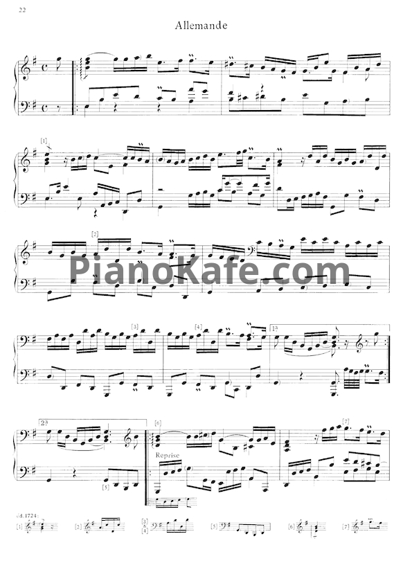 Ноты Жан-Филипп Рамо - Пьесы де клавесина - PianoKafe.com