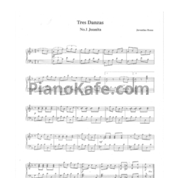 Ноты Juventino Rosas - 3 танца - предпросмотр