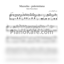 Ноты Gino Finocchiaro - Mazurka - palermitana - предпросмотр