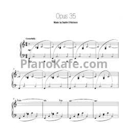 Ноты Dustin O'Halloran - Opus 35 - предпросмотр