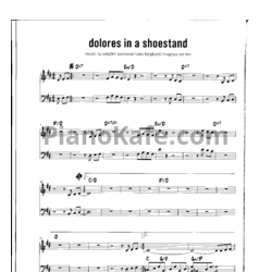 Ноты Esbjörn Svensson Trio - Dolores in a shoestand
