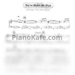 Ноты Toni Braxton - You're makin me high