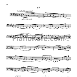 Ноты В. Блажевич - Этюд №67 - предпросмотр