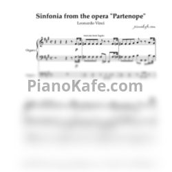 Ноты Leonardo Vinci - Sinfonia - предпросмотр