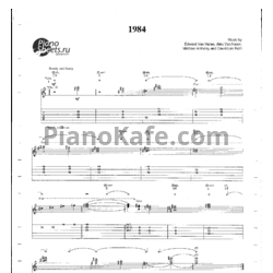 Ноты Van Halen - 1984 (Книга нот)