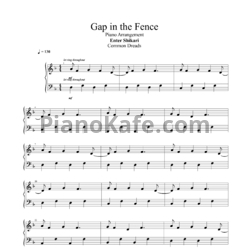 Ноты Enter Shikari - Gap in the Fence - предпросмотр