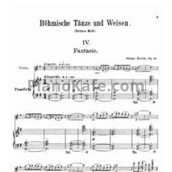 Ноты О. Шевчик - Фантазия (Op. 10) - предпросмотр