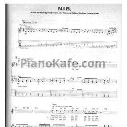 Ноты Black Sabbath - N.I.B. (Guitar tabs & Voice)