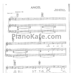 Ноты Sarah McLachlan - Angel - предпросмотр