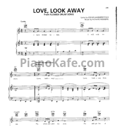 Ноты Richard Rodgers - Love, look away - предпросмотр