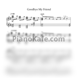 Ноты Ilya Beshevli - Goodbye my friend - предпросмотр