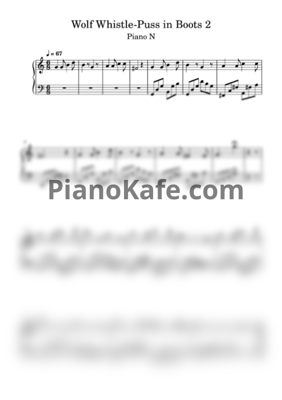 Ноты Heitor Pereira - Wolf Whistle - PianoKafe.com
