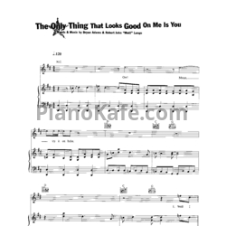 Ноты Bryan Adams - The only thing that looks good on me is you - предпросмотр