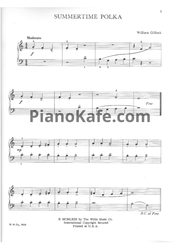 Ноты William Gillock - Accent on solos. Lewel two (Книга нот) - PianoKafe.com