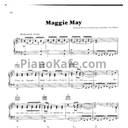 Ноты Rod Stewart - Maggie may - предпросмотр